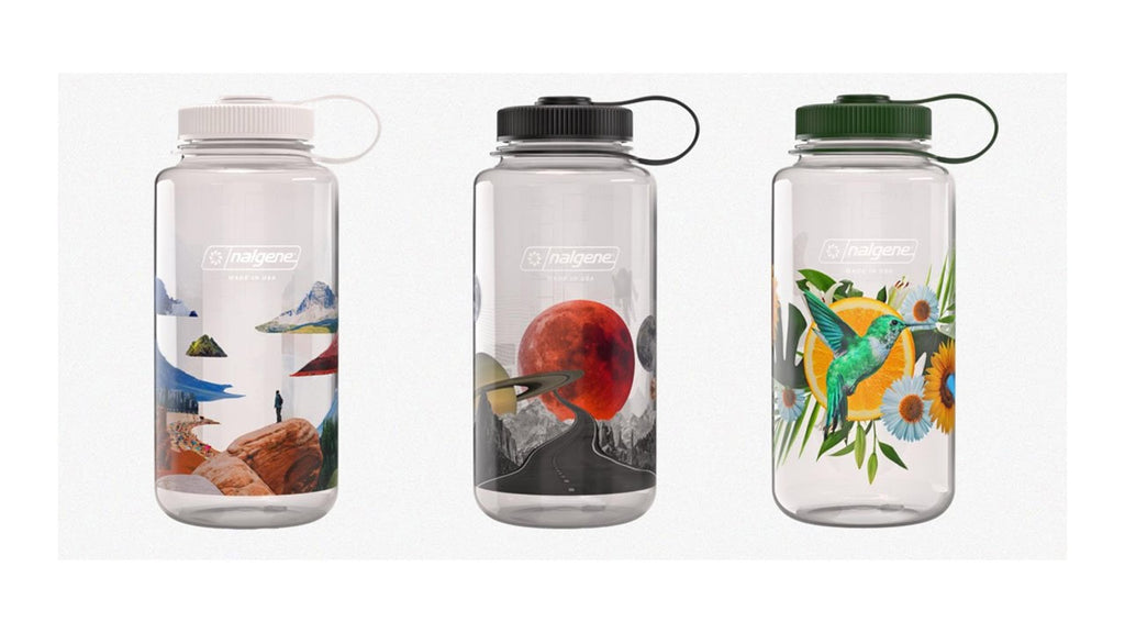 32oz Wide Mouth Surrealist Bottles